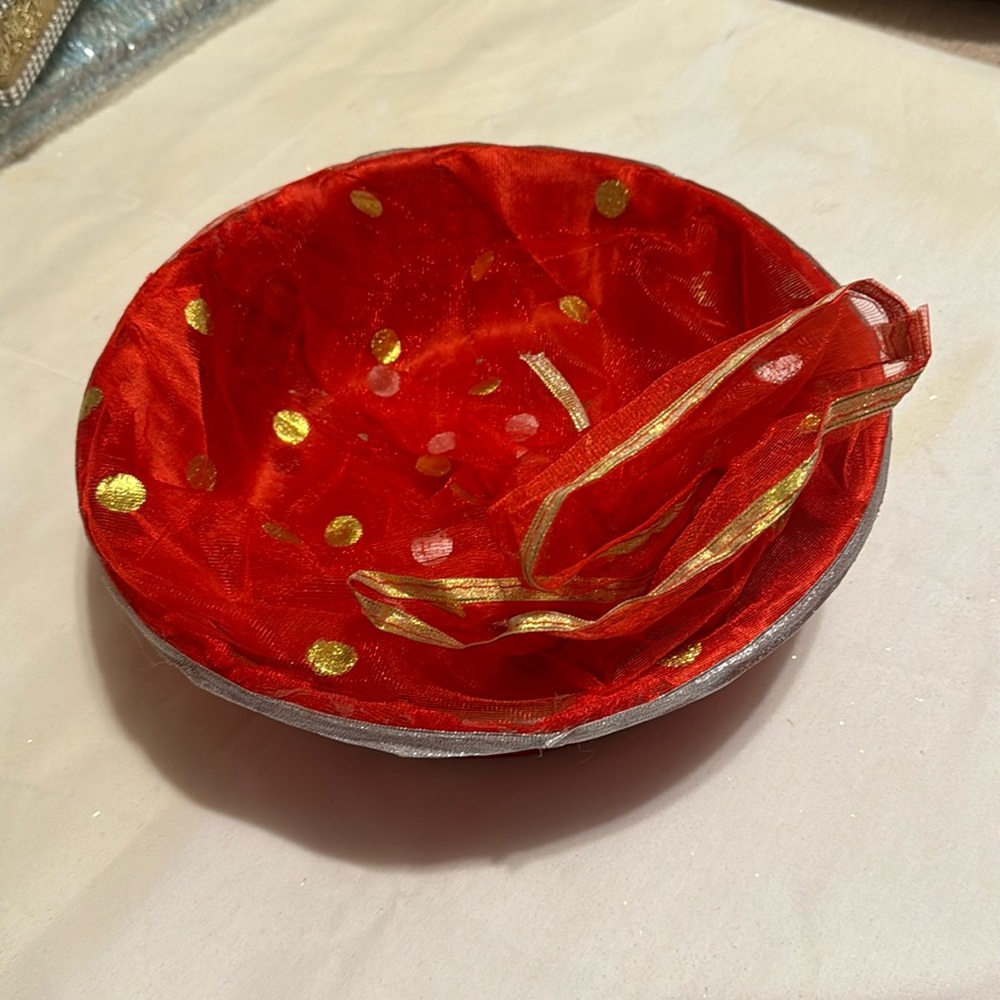 Red gifts basket